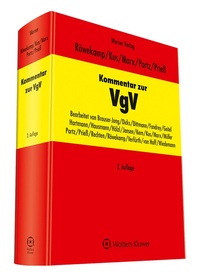 Abbildung von: Kommentar zur VgV: Vergabeverordnung - Werner