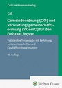 Cover: Gemeindeordnung (GO) und Verwaltungsgemeinschaftsordnung (VGemO) für den Freistaat Bayern - Carl Link Verlag