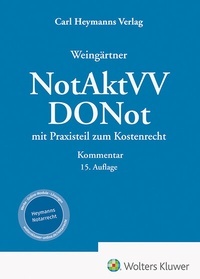 Abbildung von: DONot / NotAktVV - Carl Heymanns Verlag