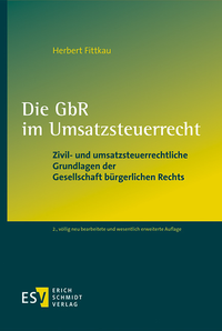 Abbildung von: Die GbR im Umsatzsteuerrecht - Erich Schmidt Verlag