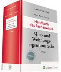 Abbildung von: Handbuch des Fachanwalts Miet- und Wohnungseigentumsrecht - Luchterhand