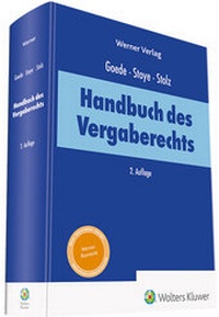Abbildung von: Handbuch des Vergaberechts - Werner