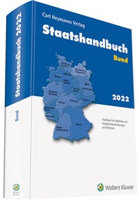 Abbildung von: Staatshandbuch Bund 2022 - Carl Heymanns Verlag