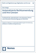 Cover: Automatisierte Rechtsanwendung und ihre Grenzen - Nomos