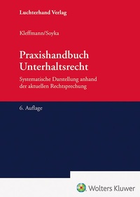 Enlarge image Cover: Praxishandbuch Unterhaltsrecht - Luchterhand