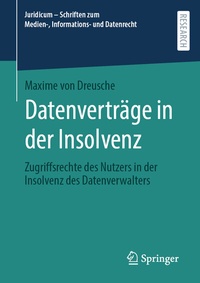 Abbildung von: Datenverträge in der Insolvenz - Springer