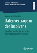 Cover: Datenvertr&auml;ge in der Insolvenz - Springer