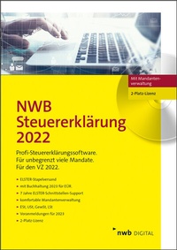 Abbildung von: NWB Steuererklärung 2022 - 2-Platz-Lizenz - NWB