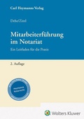 Bild: Mitarbeiterführung im Notariat - Carl Heymanns Verlag