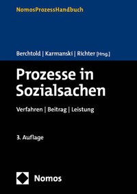 Abbildung von: Prozesse in Sozialsachen - Nomos