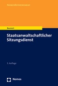 Cover: Staatsanwaltschaftlicher Sitzungsdienst - Nomos