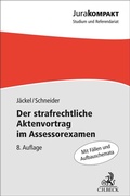 Cover: Der strafrechtliche Aktenvortrag im Assessorexamen - C.H.BECK