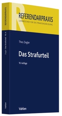 Abbildung von: Das Strafurteil - Vahlen