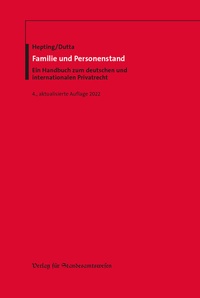 Enlarge image Cover: Familie und Personenstand - Verlag für Standesamtswesen