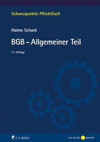 Abbildung von: BGB-Allgemeiner Teil - C.F. Müller