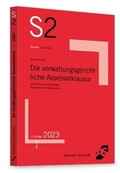 Cover: Die verwaltungsgerichtliche Assessorklausur - Alpmann Schmidt