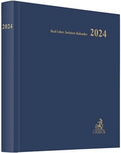 Abbildung von: Beck'scher Juristen-Kalender 2024 - C.H. Beck