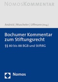 Cover: Bochumer Kommentar zum Stiftungsrecht - Nomos