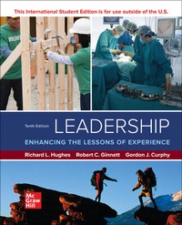 Enlarge image Cover: Leadership: Enhancing the Lessons of Experience ISE - McGraw-Hill Education