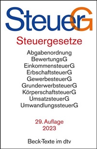 Bild: Steuergesetze: SteuerG - dtv