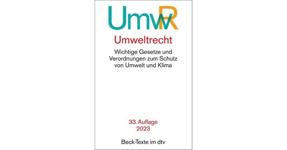 Umweltrecht UmwR Schweitzer Fachinformationen