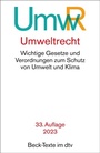 Cover: Umweltrecht: UmwR - dtv