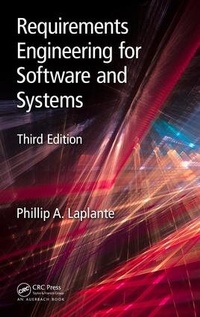 Enlarge image Cover: Requirements Engineering for Software and Systems - CRC Press
