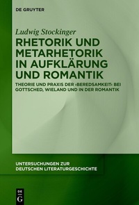 Abbildung von: Rhetorik und Metarhetorik in Aufklärung und Romantik - De Gruyter