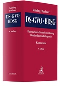 Cover: Datenschutz-Grundverordnung, Bundesdatenschutzgesetz - C.H.BECK