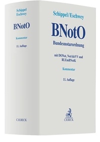 Abbildung von: Bundesnotarordnung: BNotO - C.H.BECK