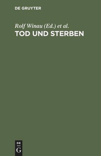 Enlarge image Cover: Tod und Sterben - De Gruyter
