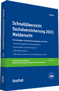 Cover: Schnell&uuml;bersicht Sozialversicherung 2023 Melderecht - Stollfu&szlig;