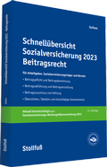 Cover: Schnell&uuml;bersicht Sozialversicherung 2023 Beitragsrecht - Stollfu&szlig;