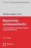 Abbildung von: Bayerisches Landeswahlrecht - Nomos
