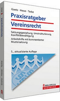 Abbildung von: Praxisratgeber Vereinsrecht - Walhalla