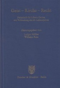 Enlarge image Cover: Geist - Kirche - Recht - Duncker & Humblot