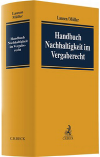 Enlarge image Cover: Handbuch Nachhaltigkeit im Vergaberecht - C.H.BECK