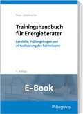 Abbildung von: Trainingshandbuch für Energieberater  - Reguvis Fachmedien