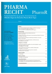 Abbildung von: Pharma Recht - PharmR - C.H.BECK
