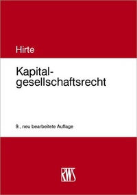 Abbildung von: Kapitalgesellschaftsrecht - RWS
