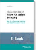 Abbildung von: Praxishandbuch Recht für soziale Beratung (E-Book) - Reguvis Fachmedien