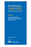 Cover: EBM 2019 - Zusammenstellung der Geb&uuml;hrenordnungspositionen des EBM in Euro - Asgard