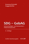 Cover: SDG - GebAG Sachverst&auml;ndigen- und DolmetscherG - Geb&uuml;hrenanspruchsG - Manz