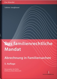 Bild: Das familienrechtliche Mandat - Deutscher Anwaltverlag