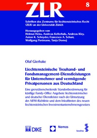 Abbildung von: Liechtensteinische Treuhand- und Fondsmanagement-Dienstleistungen für Unternehmer und vermögende Privatpersonen aus Deutschland - Nomos