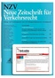 Abbildung: "NZV Neue Zeitschrift für Verkehrsrecht"