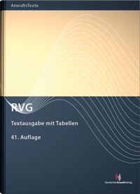 Abbildung von: RVG - Deutscher Anwaltverlag