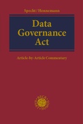 Cover: Data Governance Act - Nomos