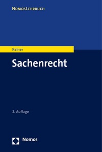 Abbildung von: Sachenrecht - Nomos