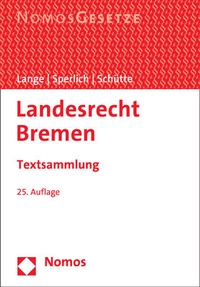 Abbildung von: Landesrecht Bremen - Nomos